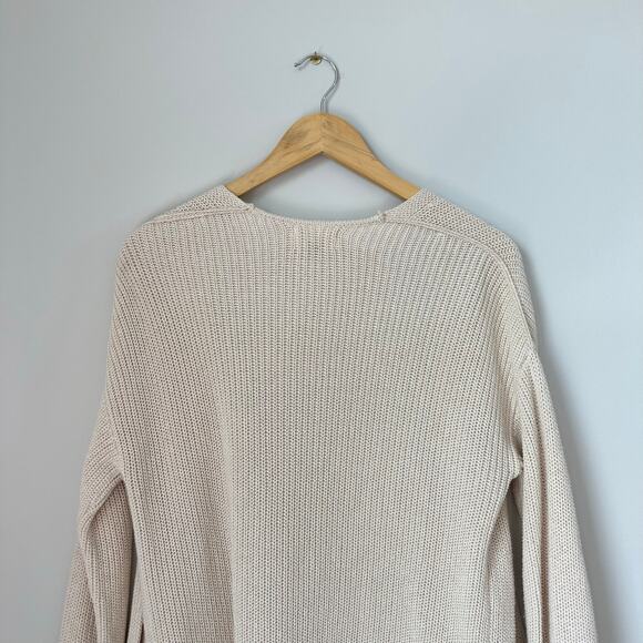 Universal Thread Knit Long Sleeve Open Front Cardigan Cream XS - Picture 8 of 8